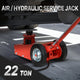 22 Ton Air Axle Bottle Jacks w/ Extension Saddle<br>Lifting Range 8-7/8 in. to 17-1/8 in.