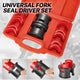 14Pcs Motorcycle Bike Fork Seal Installer Driver Set<br>w/6 Adapter 35-36, 40-41, 42-43, 45-46, 47-48, 49-50mm