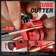 25Ft Brake Line Tubing Kit with Fittings & Tools <br> 1/8-5/8in. Mini tube cutter for copper