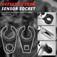 6-Point Oxygen Sensor Socket Removal Tool<br>w/ 5 Interchangeable Socket Heads