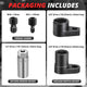 6-Point Oxygen Sensor Socket Removal Tool<br>w/ 5 Interchangeable Socket Heads