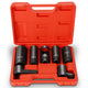 7Pcs Oxygen Sensor Oil Pressure Socket Removal Tool <br>w/7 Interchangeable Socket Heads