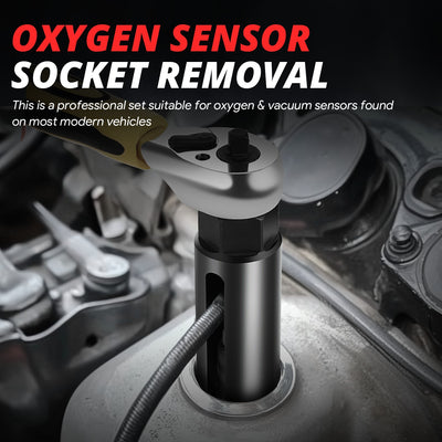 Oxygen Sensor Socket Removal Tool<br>Most Vehicles with 1/2 in. and 3/8 in. Drive Tools