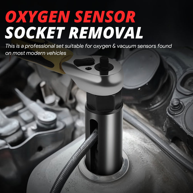 Oxygen Sensor Socket Removal Tool<br>Most Vehicles with 1/2 in. and 3/8 in. Drive Tools