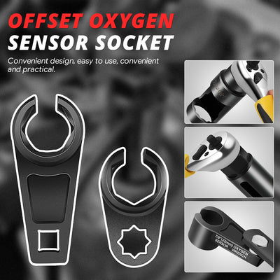 Oxygen Sensor Socket Removal Tool<br>Most Vehicles with 1/2 in. and 3/8 in. Drive Tools