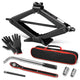 Labor-Saving 2 Ton Scissor Lift Jack Set<br>Lifting Range From 4.33 in. to 15.75 in.