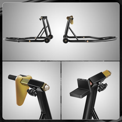 880lbs Heavy Duty Motorcycle Front&Rear Stand Lift<br>Spoolift Paddock Swingarm Arm