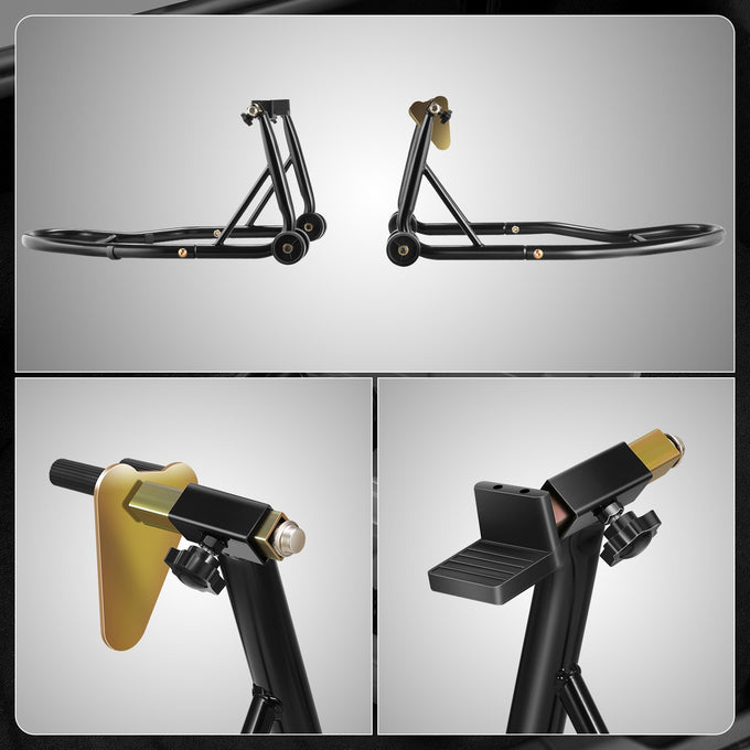 880lbs Heavy Duty Motorcycle Front&Rear Stand Lift<br>Spoolift Paddock Swingarm Arm