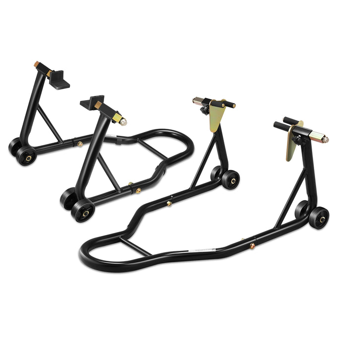 880lbs Heavy Duty Motorcycle Front&Rear Stand Lift<br>Spoolift Paddock Swingarm Arm
