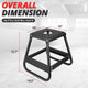 1000lbs Heavy Duty Steel Motorcycle Dirt Bike Stand<br>Maintenance Platform Panel