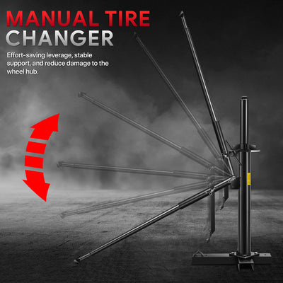 Portable Rust-Resistant Coating Manual Tire Changer<br>Suitable for Tires 15 to 21 in.