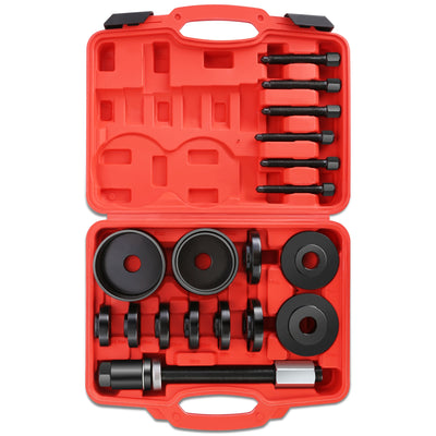19Pcs Carbon Steel Front Wheel Bearing Press Kit<br>1-8 Series Iron Sleeve