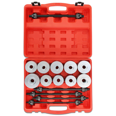 27Pcs Press and Pull Sleeve Kit w/ 22 Adapters<br>M10-M18 Press Spindles