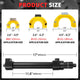 Interchangeable Universal Spring Compressor Tool Set<br>5512 LBS/2500 KG Load Capacity