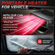 Portable 12V Heater Cooler Fan Defrost Demister <br>360 Rotation Defogger