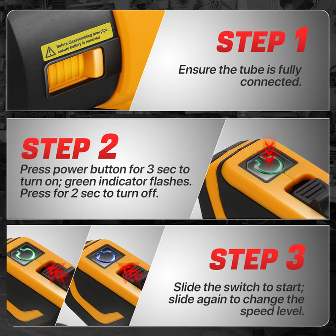 20V 4000 mAh Battery&Charger Brushless Leaf Blower<br>Maximum Wind Speed 40 m/s