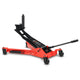 300lbs Capacity 4 Swivel Casters Clutch Jack<br>Lifting Range From 11.3-38.6 in.