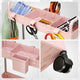Heavy Duty 3-Shelf Slim Rolling Storage Cart<br>Plastic Shelves Diemsion 4.9 in. D x 15 in. W