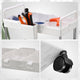Heavy Duty 4-Shelf Slim Rolling Storage Cart<br>Plastic Shelves Diemsion 8.46 in. D x 15.2 in. W
