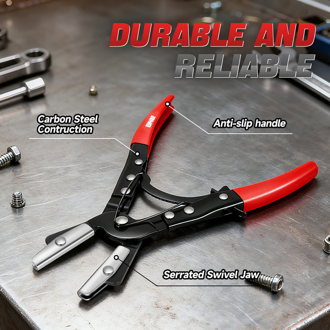 3Pcs Carbon Steel Hose Pinch-off Pliers Set<br>8 in.&10 in.&12 in.