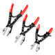3Pcs Carbon Steel Hose Pinch-off Pliers Set<br>8 in.&10 in.&12 in.
