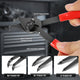 12Pcs Straight & Bent Retaining Snap Ring Pliers Set<br>0/45/90 Degree Fixed Tip Snap Ring Kit