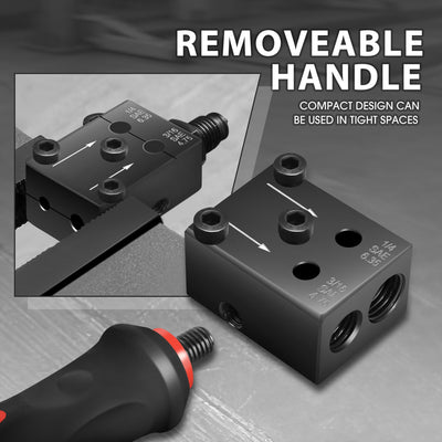 Detachable Handle Brake Line Double Flaring Tool Set<br>Creating 45degree SAE Double Single and Bubble Flares