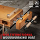 Multifuncional Wood Bench Vise w/G-Type Fixing Clips<br>18.5 in. L x 11.1 in. W x 2.75 in. H