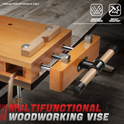 Multifuncional Wood Bench Vise w/G-Type Fixing Clips<br>18.5 in. L x 11.1 in. W x 2.75 in. H