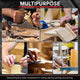 Multifuncional Wood Bench Vise w/G-Type Fixing Clips<br>18.5 in. L x 11.1 in. W x 2.75 in. H