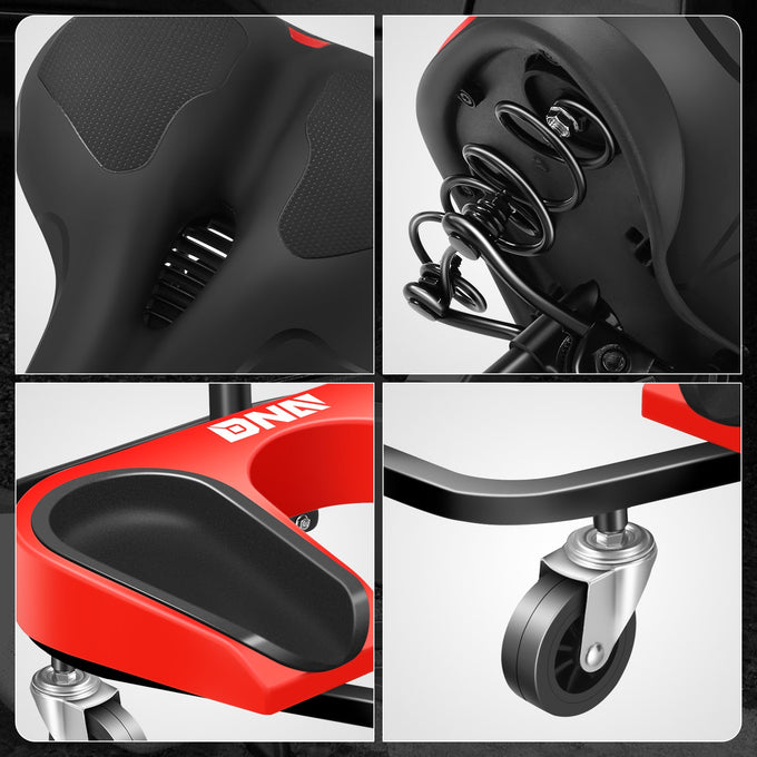 300lbs 5 Swivel Casters Kneeling Sitting Creeper<br>26 in. L x 20 in. W x 21-25 in. H