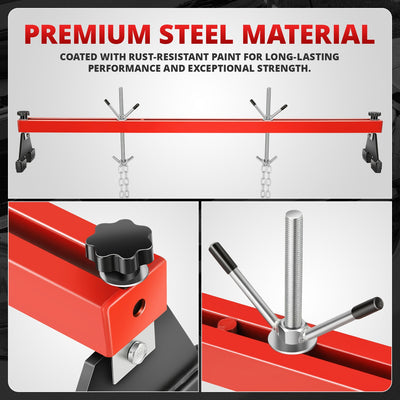 Adjustable Support Base 660lbs Engine Support Bar<br>Overall Dimension 60 in. x 9 in.