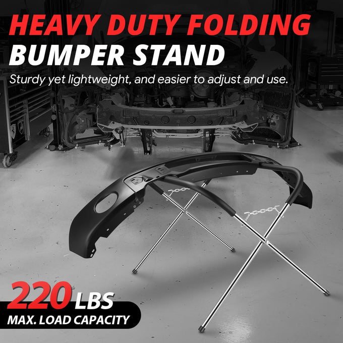 220lbs Portable Auto Body Folding Bumper Stand<br>Work For Repair Garage