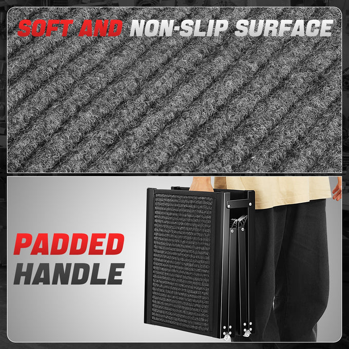 Portable Folding Non-Slip Stairs Dog Pet Ramp<br>66.9 in. L x 17.3 in. W