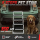 Portable Folding Non-Slip 5 Steps Dog Pet Stair<br>48.8 in. L x 29.9 in. H