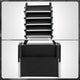 Portable Folding Non-Slip 5 Steps Dog Pet Stair<br>48.8 in. L x 29.9 in. H