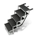 Portable Folding Non-Slip 5 Steps Dog Pet Stair<br>48.8 in. L x 29.9 in. H
