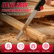 3-Piece 6.1/6.9 In. Mini Japanese Pull Saw<br>For Wood PVC Bamboo Cutting
