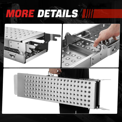 Heavt Duty Folding Ramps w/ 4 Dies<br>880 lbs Capacity 70 in. x 9 in.