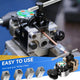 45 Degree 4 Dies Brake Line Flaring Tool Kit<br>w/Long Lever Handle Tubing Cutter