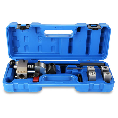 45 Degree 4 Dies Brake Line Flaring Tool Kit<br>w/Long Lever Handle Tubing Cutter