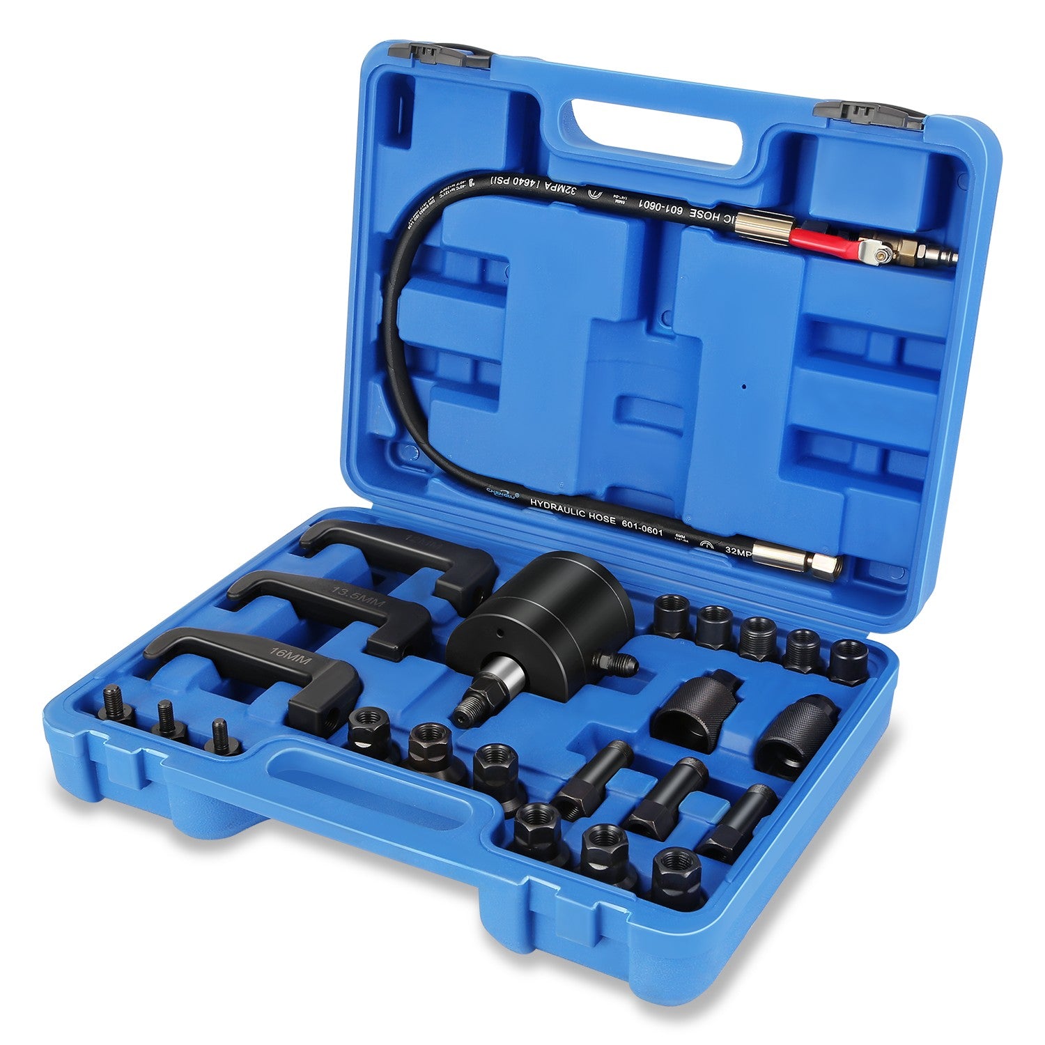 24Pcs 5-8 Bar Pneumatic Diesel Injector Puller Set<br>Air Vibration Injector Removal Tool