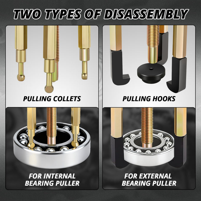 36 in1 Bearing Puller Separator Kit<br>Blind Hole Bearing Puller Bearing Removal Tool