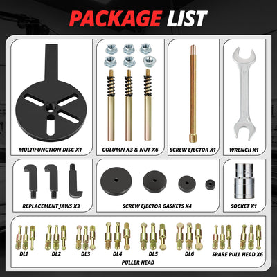 36 in1 Bearing Puller Separator Kit<br>Blind Hole Bearing Puller Bearing Removal Tool