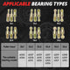 36 in1 Bearing Puller Separator Kit<br>Blind Hole Bearing Puller Bearing Removal Tool