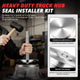 2-Piece Handle Heavy Duty Truck Hub Seal Installer Set<br>Race & Seal Drivers For Class 7 8 Trucks