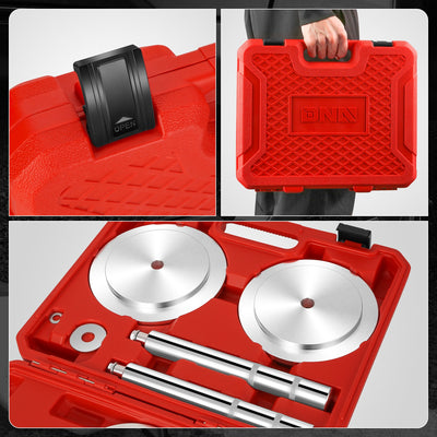2-Piece Handle Heavy Duty Truck Hub Seal Installer Set<br>Race & Seal Drivers For Class 7 8 Trucks