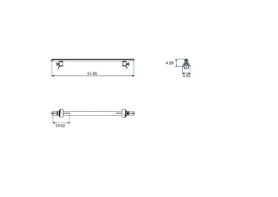 Traveler Cross Bar <br>15-22 Chevy Colorado, GMC Canyon, 05-21 Nissan Frontier