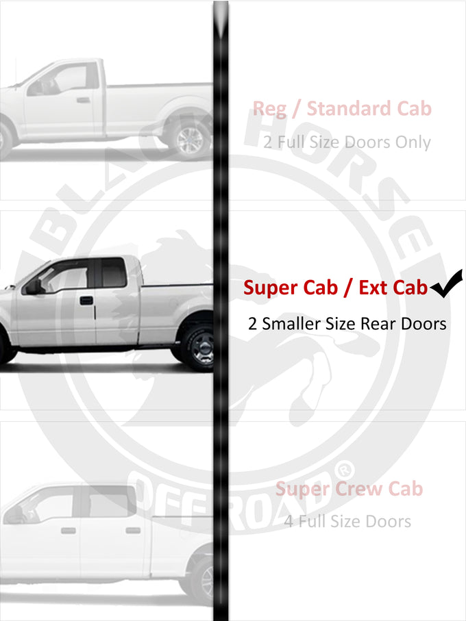 Transporter Running Boards <br>15-24 Ford F150-F550 Super Duty