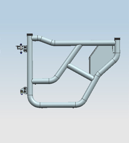 Tubular Rear Doors 21-24 Ford bronco, Rear Only
